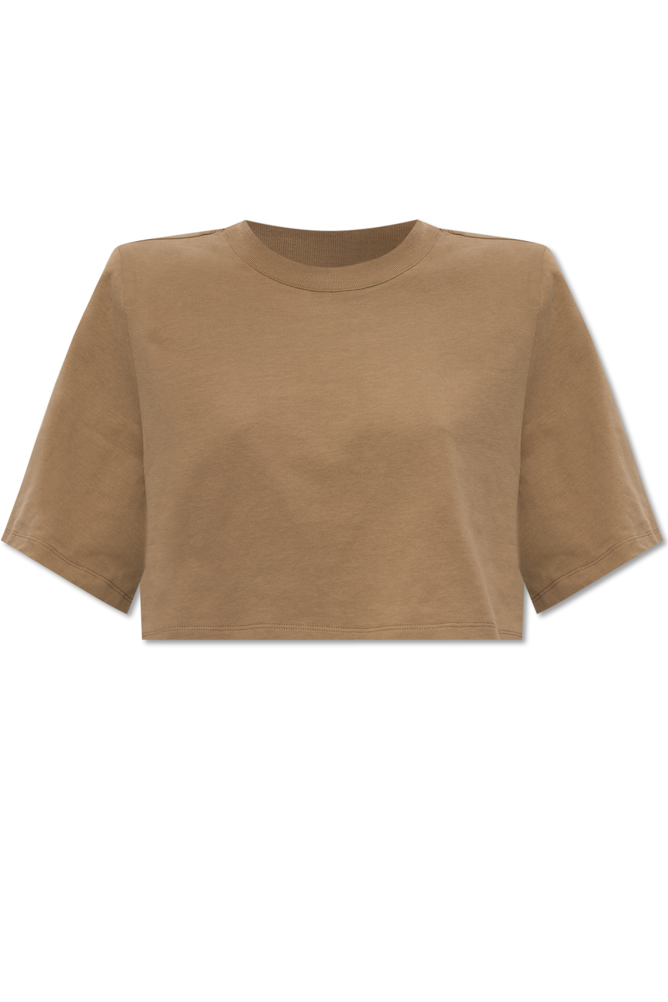 Tシャツ・カットソー Isabel Marant FW25 ZAELY CROPPED TEE (TS0204FAA1N41I 20WH) Zaely Tee-Shirt Woman black | ISABEL MARANT Official online